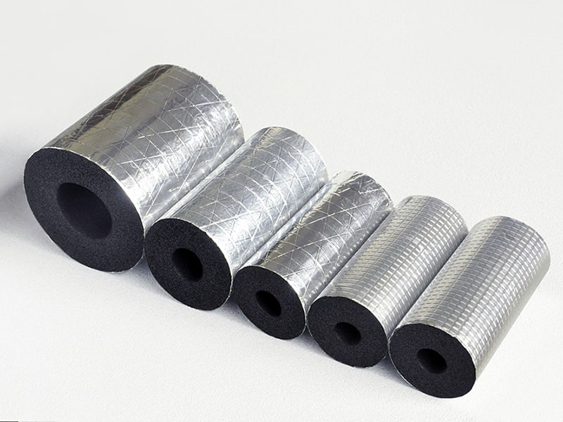Insulated rubber pipe